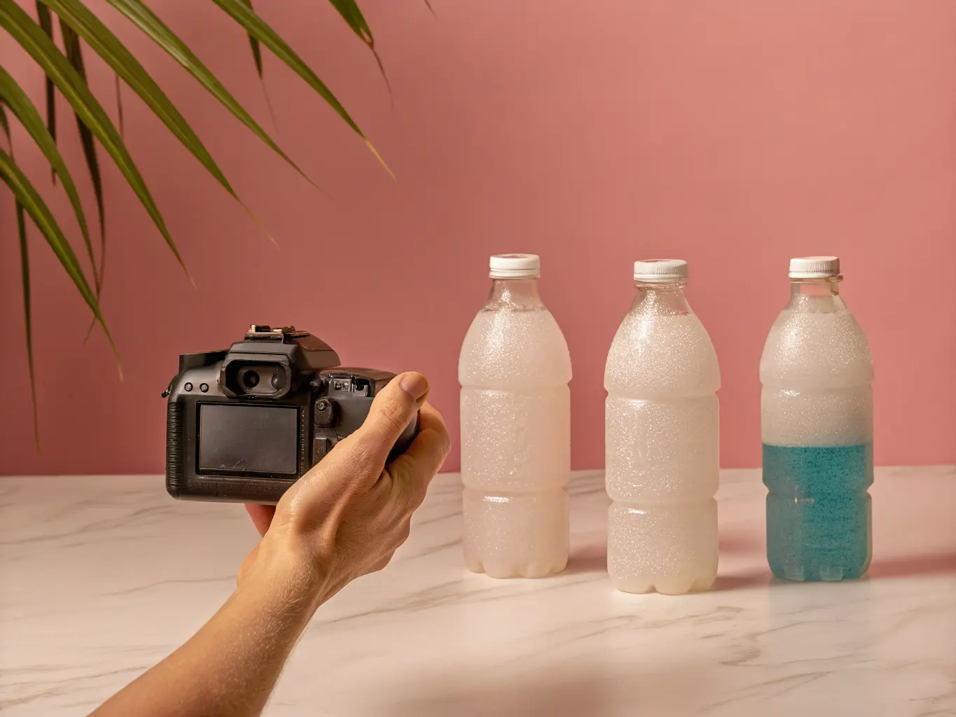Crystal-clear compostable bottles made from sugarcane bioplastic