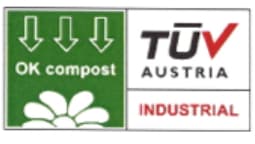 OK Compost Industrial TÜV Austria certification mark