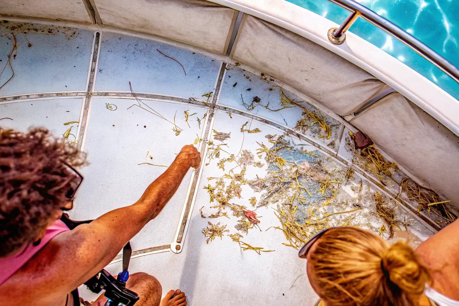 Ocean surface contaminated with microplastic particles and plastic debris — a global environmental crisis